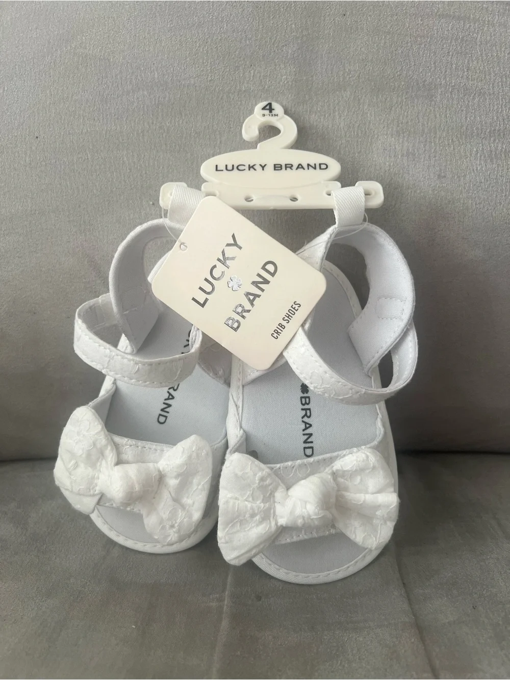 Lucky brand baby girl shoes size 4 NWT